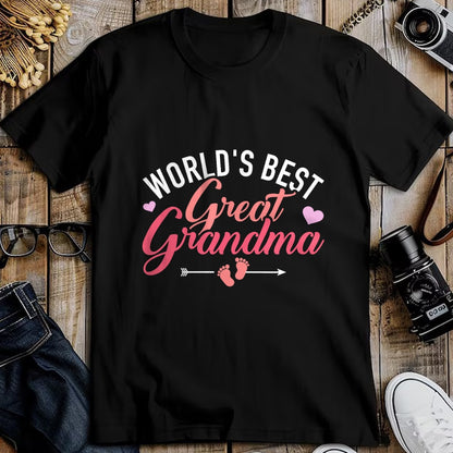Best Grandma Shirt, Proud Grandma Unisex T-Shirt/Hoodie/Sweatshirt HLT00 - World's best great grandma T-Shirt