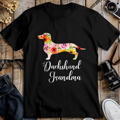 Best Grandma Shirt, Proud Grandma Unisex T-Shirt/Hoodie/Sweatshirt HLT00 - Dachshund Grandma T-Shirt Funny Dog Lover's Novelty Gift T-Shirt