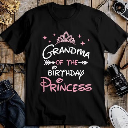 Best Grandma Shirt, Proud Grandma Unisex T-Shirt/Hoodie/Sweatshirt HLT00 - Grandma Of The Birthday Princess Toddler Kid Girl Family T-Shirt