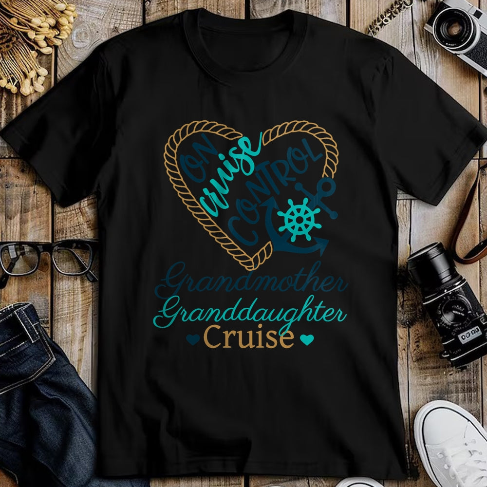 Best Grandma Shirt, Proud Grandma Unisex T-Shirt/Hoodie/Sweatshirt HLT00 - Grandmother Granddaughter Cruise Fun Fam Cruise Love Cruise T-Shirt