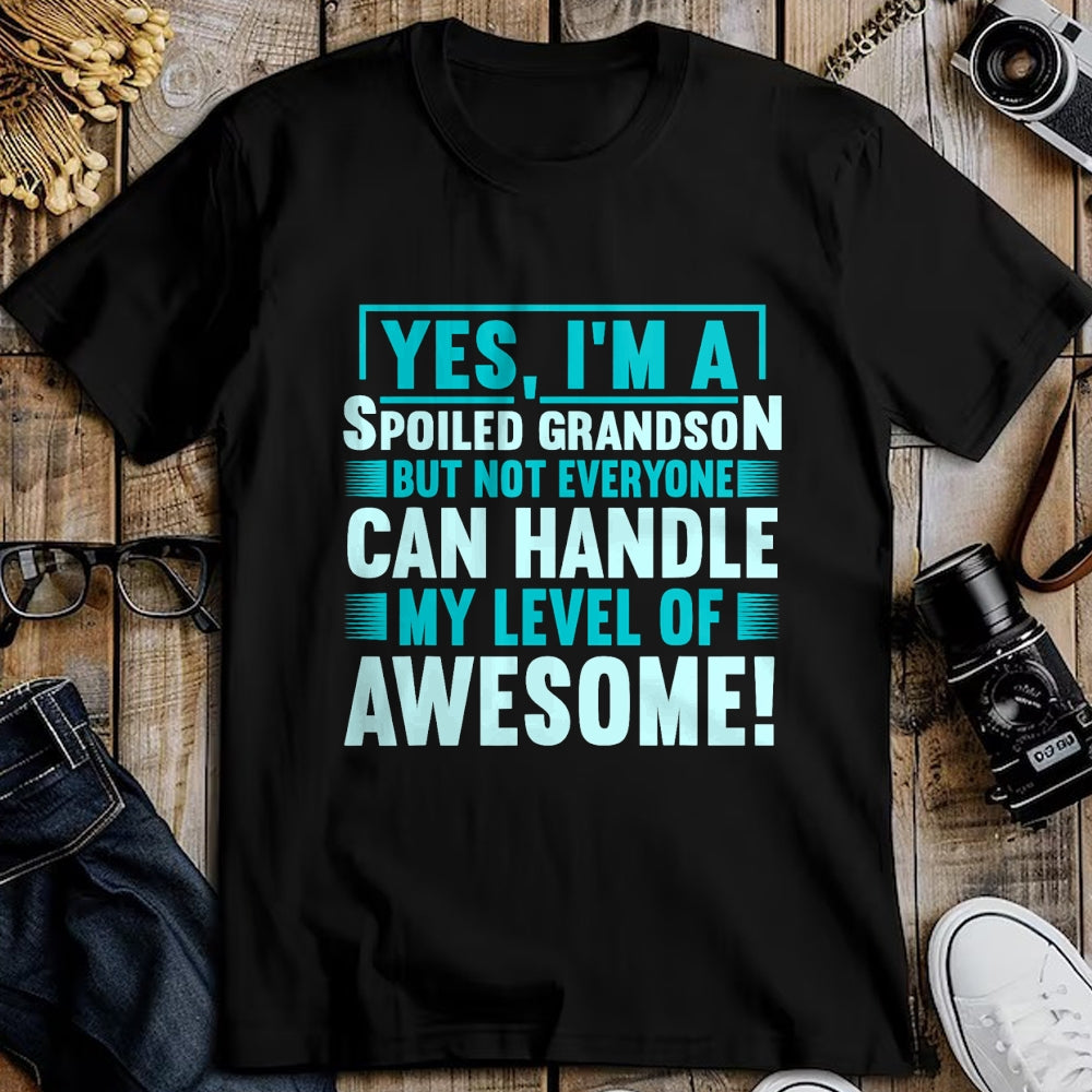 Best Grandma Shirt, Proud Grandma Unisex T-Shirt/Hoodie/Sweatshirt HLT00 - Grandma Spoiled Grandson Grandparents T-Shirt