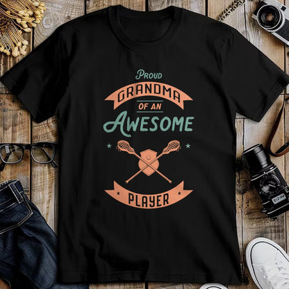 Best Grandma Shirt, Proud Grandma Unisex T-Shirt/Hoodie/Sweatshirt HLT00 - Lacrosse Grandma Awesome Player Grandson Granddaughter T-Shirt