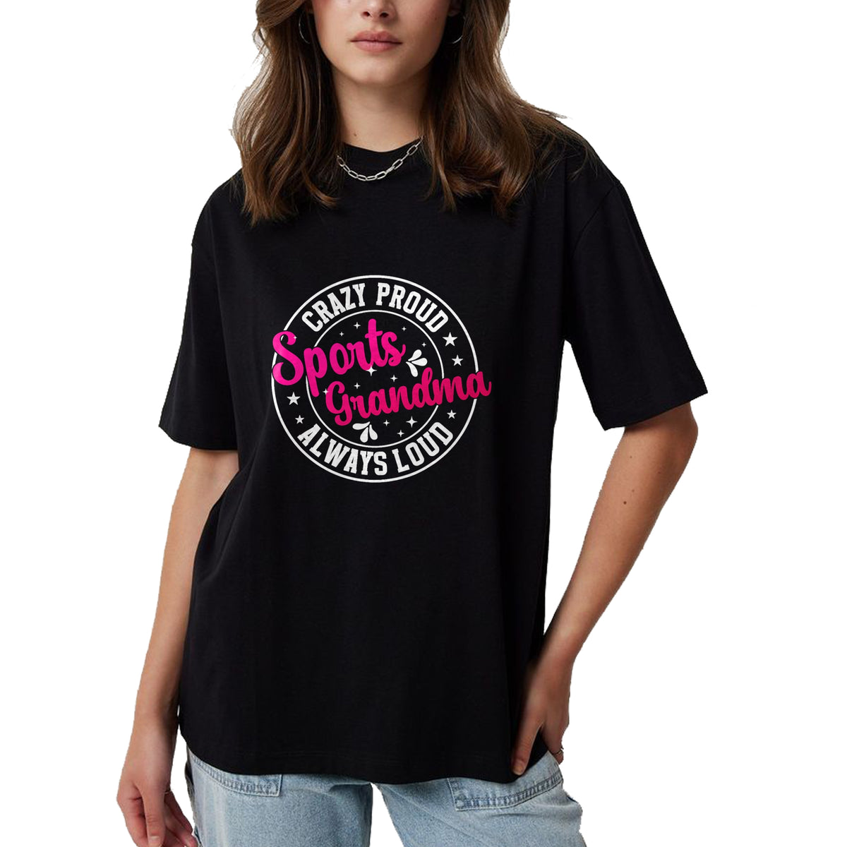 Best Grandma Shirt, Proud Grandma Unisex T-Shirt/Hoodie/Sweatshirt HLT00 - Crazy Proud Sports Grandma Sports Grandmother Sport Grandma T-Shirt