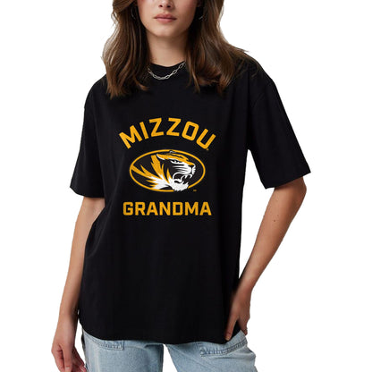 Best Grandma Shirt, Proud Grandma Unisex T-Shirt/Hoodie/Sweatshirt HLT00 - University of Missouri Mizzou Tigers Arched Grandma T-Shirt