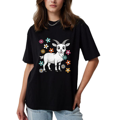 Best Farmer Life Shirt, Funny Farmer UnisexT-Shirt/Hoodie/Sweatshirt HLT00 - Cute Goat Lover Groovy Kawaii Goat Farmer Women Girls Kids T-Shirt