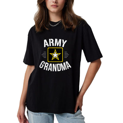 Best Grandma Shirt, Proud Grandma Unisex T-Shirt/Hoodie/Sweatshirt HLT00 - Army Grandma - T-Shirt