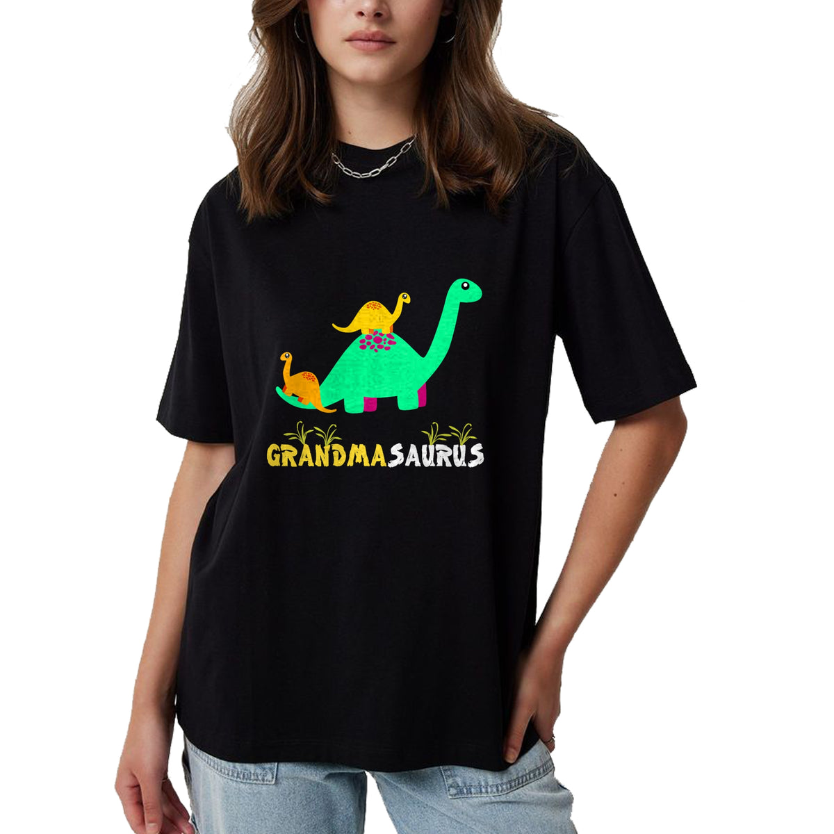 Best Grandma Shirt, Proud Grandma Unisex T-Shirt/Hoodie/Sweatshirt HLT00 - Grandmasaurus Grandma Disnosaur T-Shirt T-Shirt