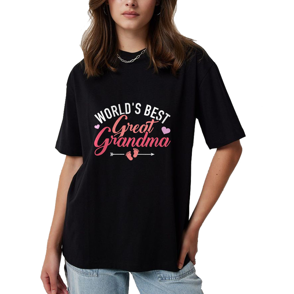 Best Grandma Shirt, Proud Grandma Unisex T-Shirt/Hoodie/Sweatshirt HLT00 - World's best great grandma T-Shirt (1)