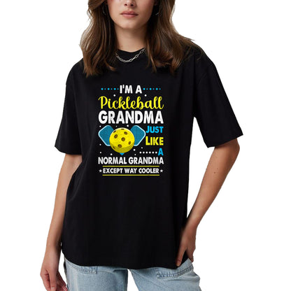 Best Grandma Shirt, Proud Grandma Unisex T-Shirt/Hoodie/Sweatshirt HLT00 - Funny Pickleball Grandma Pickleball Player T-Shirt