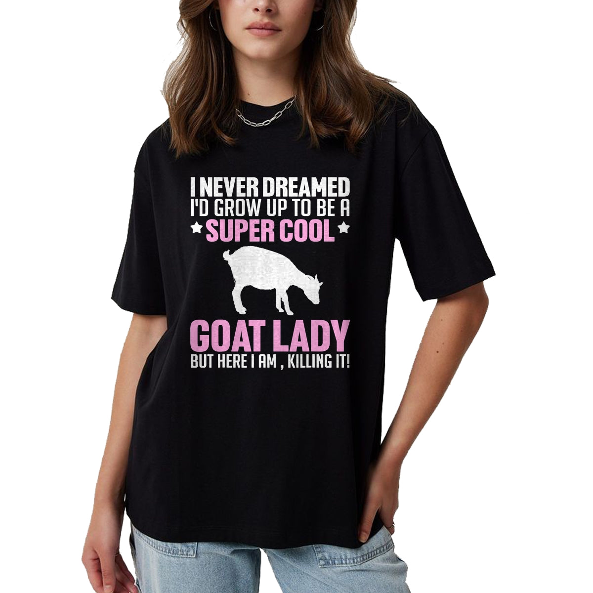 Best Farmer Life Shirt, Funny Farmer UnisexT-Shirt/Hoodie/Sweatshirt HLT00 - Cute Goat Art For Women Girls Kids Goat Lover Farm Whisperer T-Shirt