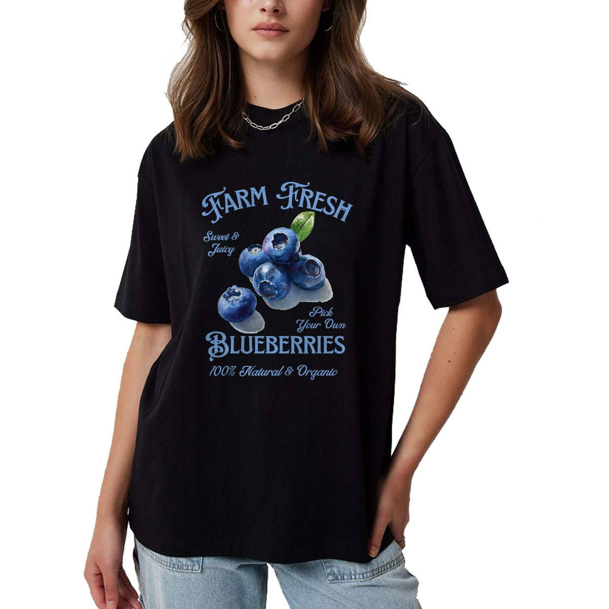 Best Farmer Life Shirt, Funny Farmer UnisexT-Shirt/Hoodie/Sweatshirt HLT00 - Blueberries T-Shirt
