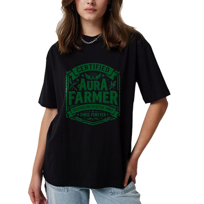 Best Farmer Life Shirt, Funny Farmer UnisexT-Shirt/Hoodie/Sweatshirt HLT00 - Certified Aura Farmer Positive Vibes Funny T-Shirt
