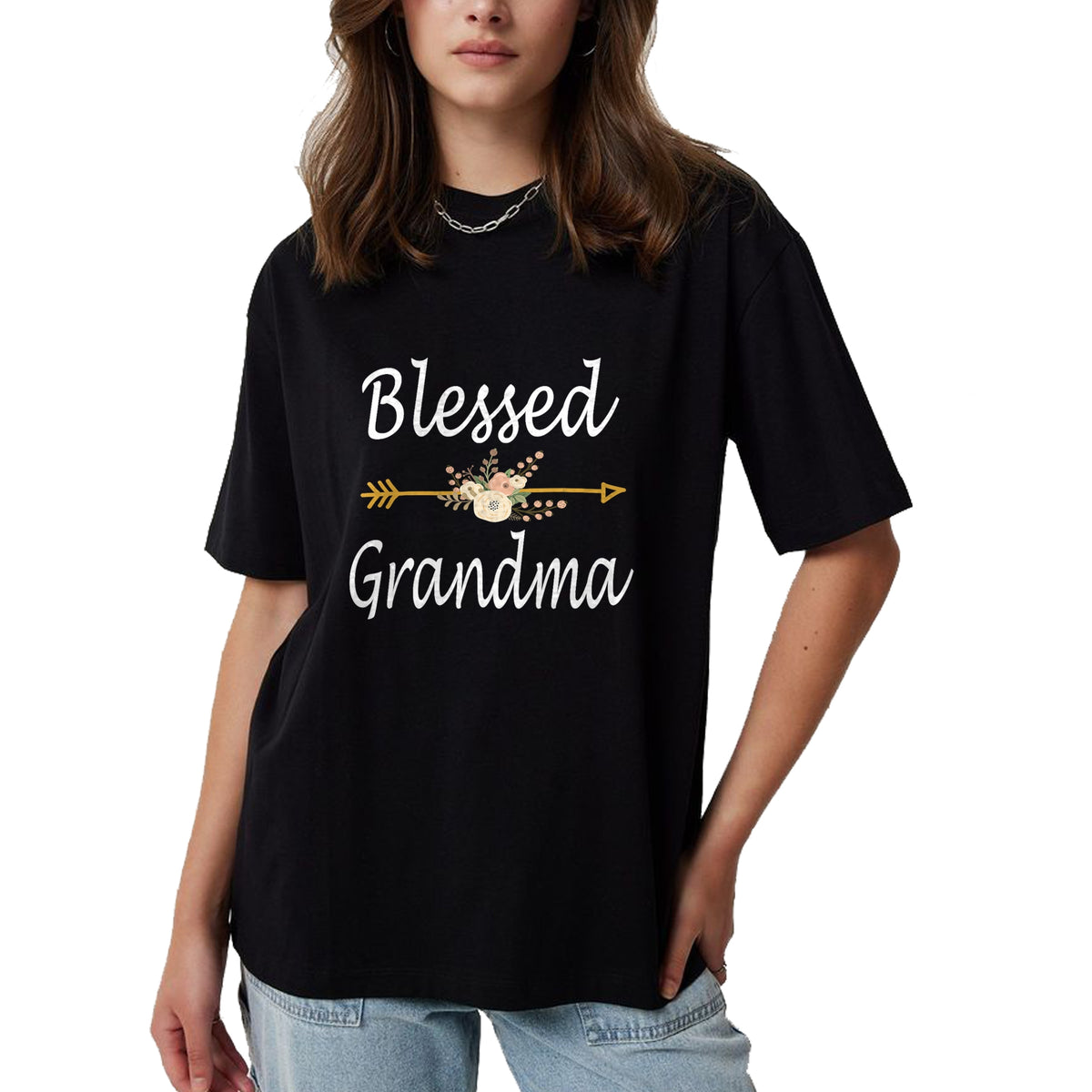 Best Grandma Shirt, Proud Grandma Unisex T-Shirt/Hoodie/Sweatshirt HLT00 - Blessed Grandma Shirt For Women Cute Mothers Day Gifts T-Shirt