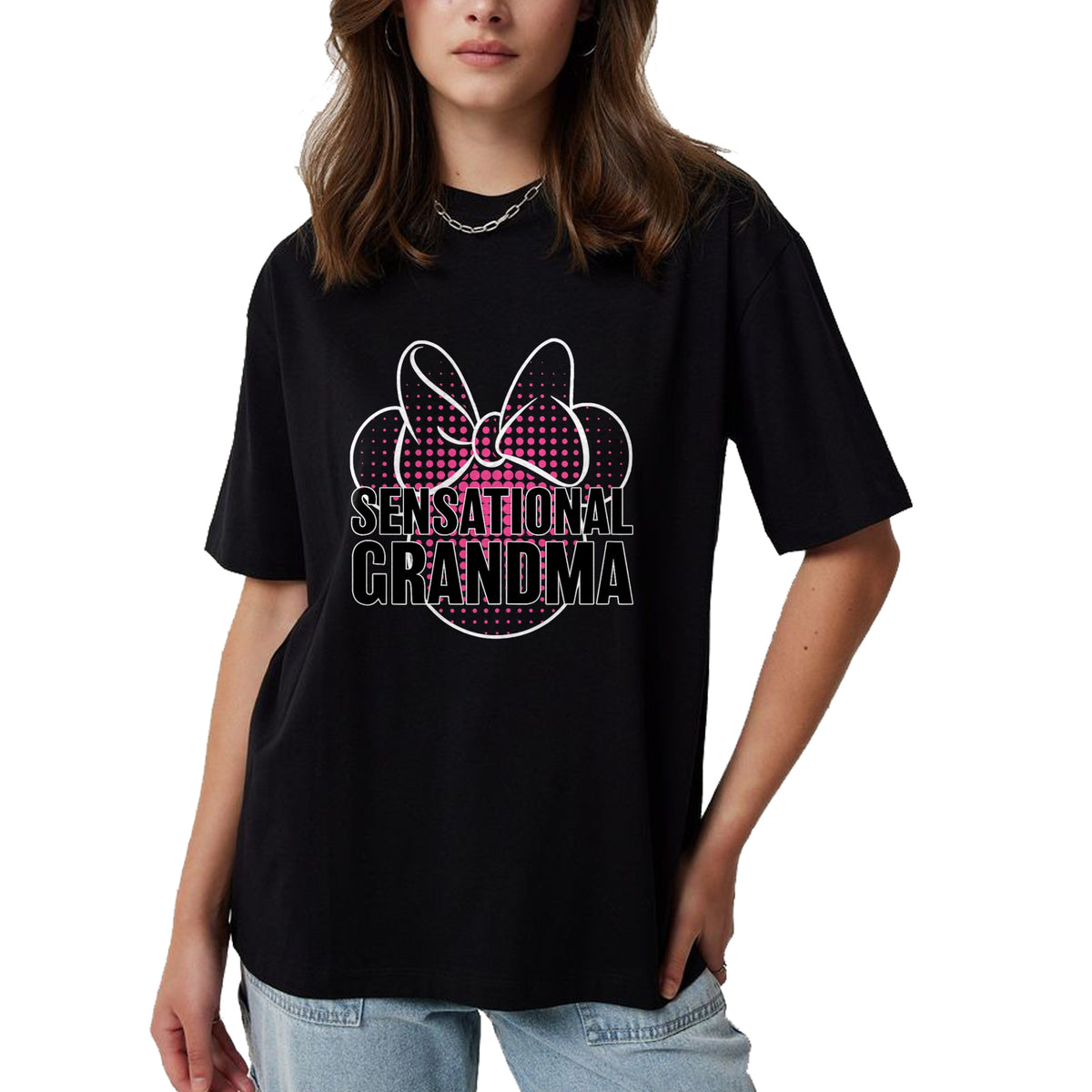 Best Grandma Shirt, Proud Grandma Unisex T-Shirt/Hoodie/Sweatshirt HLT00 - Disney Mickey And Friends Sensational Grandma T-Shirt