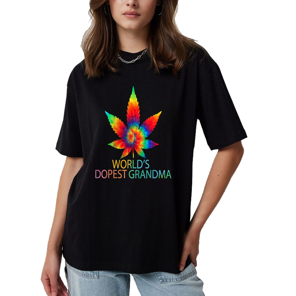 Best Grandma Shirt, Proud Grandma Unisex T-Shirt/Hoodie/Sweatshirt HLT00 - Funny World's Dopest Grandma Weed marijuana T-Shirt