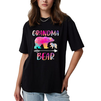 Best Grandma Shirt, Proud Grandma Unisex T-Shirt/Hoodie/Sweatshirt HLT00 - Bear Matching Family Outfits, Funny Grandma Bear T-Shirt