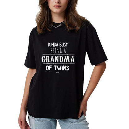 Best Grandma Shirt, Proud Grandma Unisex T-Shirt/Hoodie/Sweatshirt HLT00 - Busy Grandma of Twins T-Shirt, Funny Grandmother Gift Tees T-Shirt