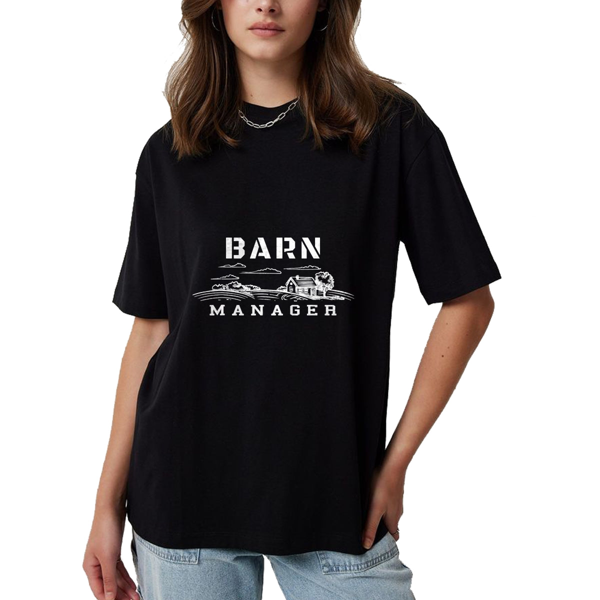 Best Farmer Life Shirt, Funny Farmer UnisexT-Shirt/Hoodie/Sweatshirt HLT00 - Barn Manager T-Shirt