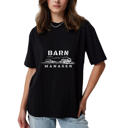 Best Farmer Life Shirt, Funny Farmer UnisexT-Shirt/Hoodie/Sweatshirt HLT00 - Barn Manager T-Shirt