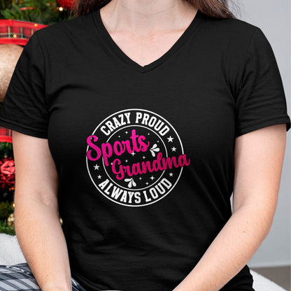 Best Grandma Shirt, Proud Grandma Unisex T-Shirt/Hoodie/Sweatshirt HLT00 - Crazy Proud Sports Grandma Sports Grandmother Sport Grandma T-Shirt