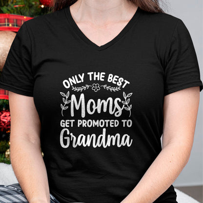Best Grandma Shirt, Proud Grandma Unisex T-Shirt/Hoodie/Sweatshirt HLT00 - Grandma Art For Women Mom Promoted To Grandmother Grandma T-Shirt