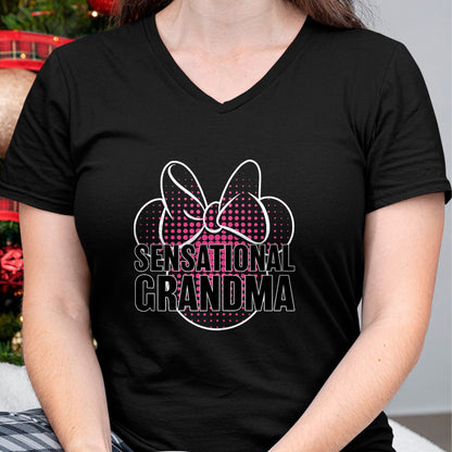 Best Grandma Shirt, Proud Grandma Unisex T-Shirt/Hoodie/Sweatshirt HLT00 - Disney Mickey And Friends Sensational Grandma T-Shirt