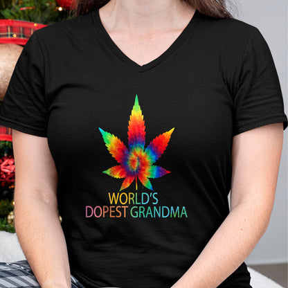 Best Grandma Shirt, Proud Grandma Unisex T-Shirt/Hoodie/Sweatshirt HLT00 - Funny World's Dopest Grandma Weed marijuana T-Shirt