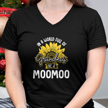 Best Grandma Shirt, Proud Grandma Unisex T-Shirt/Hoodie/Sweatshirt HLT00 - Funny World Full of Grandmas be a Moomoo Gift Shirt T-Shirt