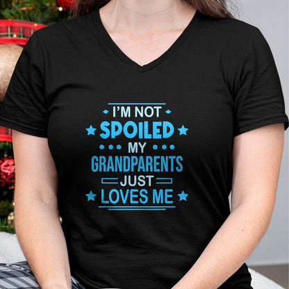 Best Grandma Shirt, Proud Grandma Unisex T-Shirt/Hoodie/Sweatshirt HLT00 - Spoiled Grandson Grandpa T-Shirt