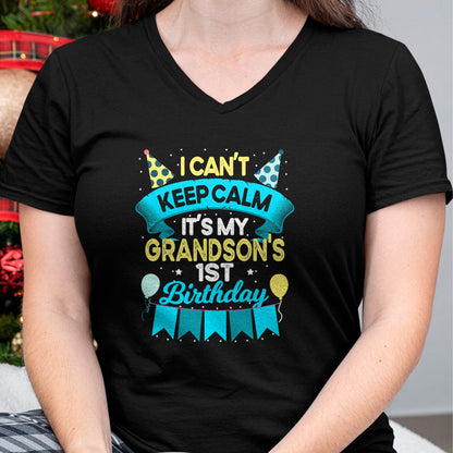 Best Grandma Shirt, Proud Grandma Unisex T-Shirt/Hoodie/Sweatshirt HLT00 - 1 Years Old Grandson Gift It's My Grandson 1st Birthday T-Shirt