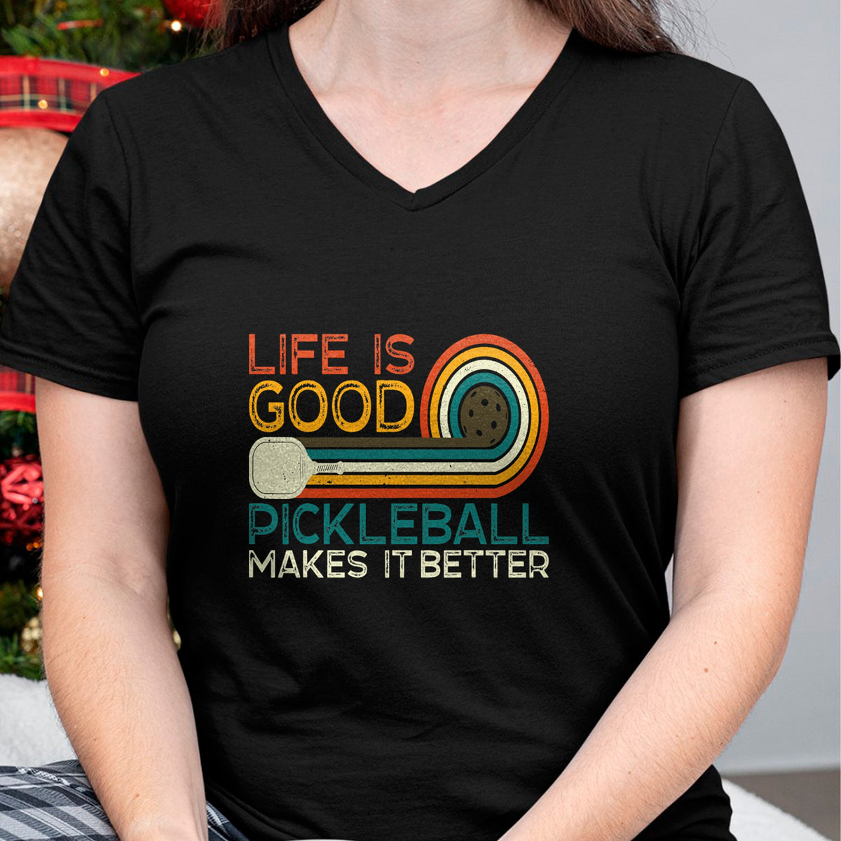 Best Grandma Shirt, Proud Grandma Unisex T-Shirt/Hoodie/Sweatshirt HLT00 - Funny Life is Good, Pickleball Makes it Better T-Shirt