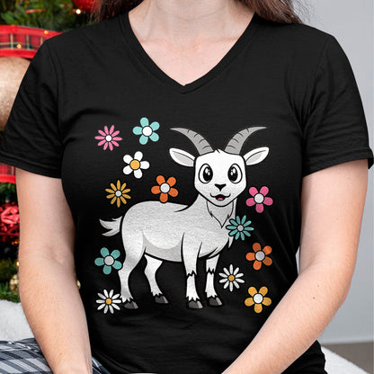 Best Farmer Life Shirt, Funny Farmer UnisexT-Shirt/Hoodie/Sweatshirt HLT00 - Cute Goat Lover Groovy Kawaii Goat Farmer Women Girls Kids T-Shirt