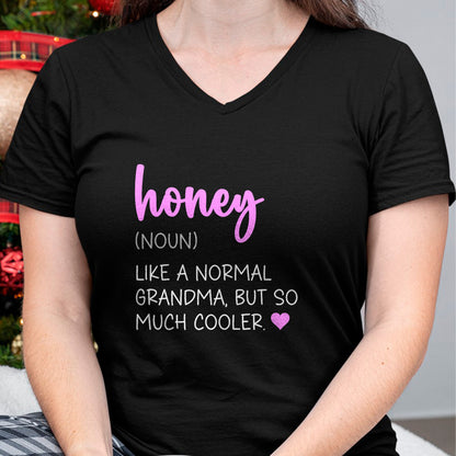 Best Grandma Shirt, Proud Grandma Unisex T-Shirt/Hoodie/Sweatshirt HLT00 - Honey Definition Cute Mother's Day Noun Grandma T-Shirt