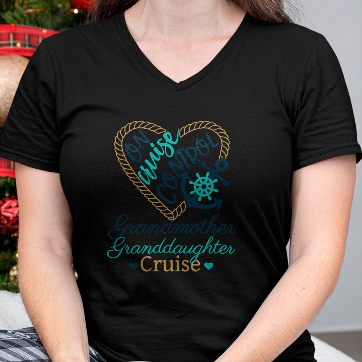 Best Grandma Shirt, Proud Grandma Unisex T-Shirt/Hoodie/Sweatshirt HLT00 - Grandmother Granddaughter Cruise Fun Fam Cruise Love Cruise T-Shirt