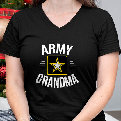 Best Grandma Shirt, Proud Grandma Unisex T-Shirt/Hoodie/Sweatshirt HLT00 - Army Grandma - T-Shirt