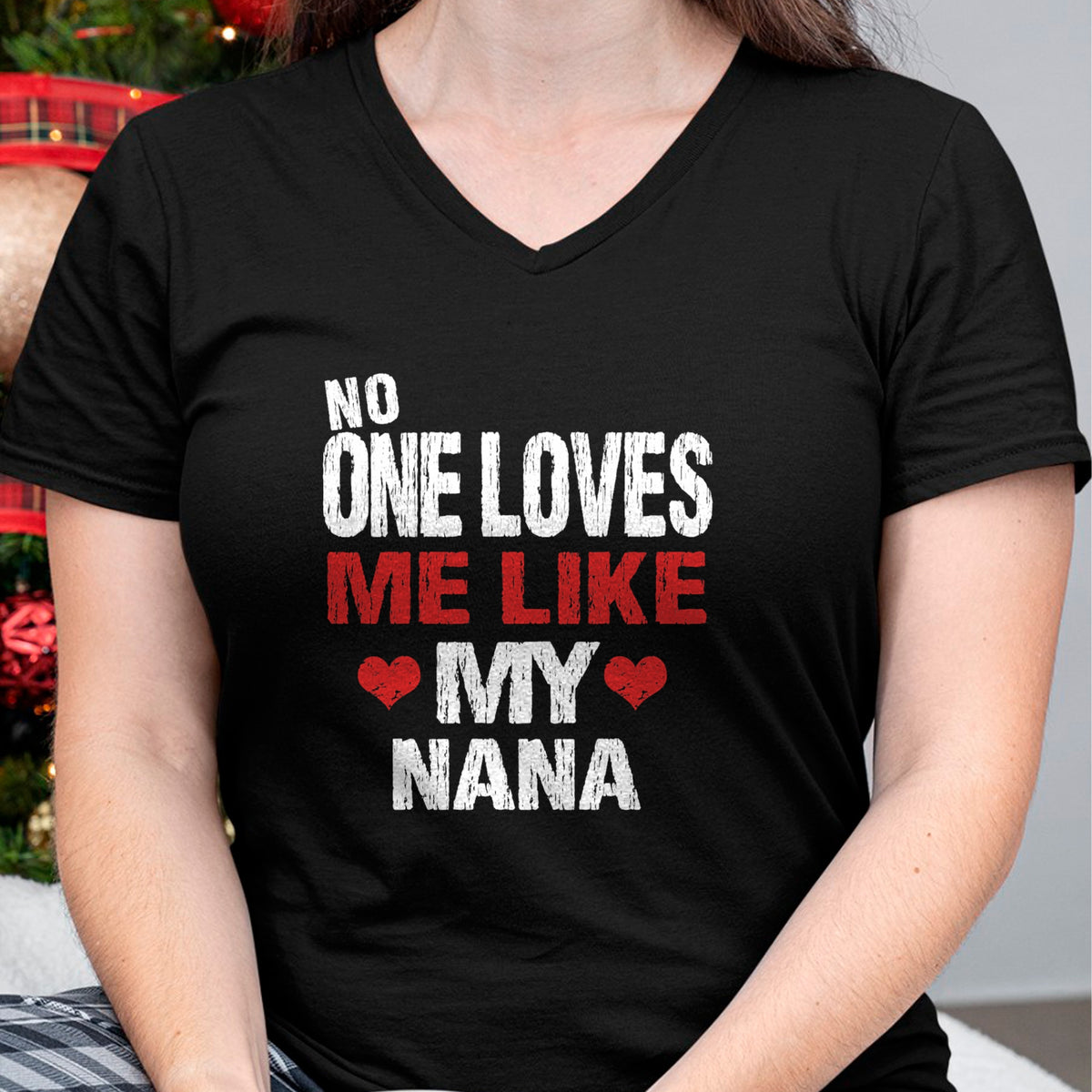 Best Grandma Shirt, Proud Grandma Unisex T-Shirt/Hoodie/Sweatshirt HLT00 - No One Loves Me Like My Nana T-Shirt Gift (Grandma Shirt) T-Shirt