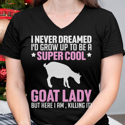 Best Farmer Life Shirt, Funny Farmer UnisexT-Shirt/Hoodie/Sweatshirt HLT00 - Cute Goat Art For Women Girls Kids Goat Lover Farm Whisperer T-Shirt