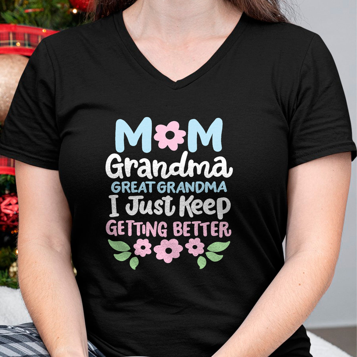 Best Grandma Shirt, Proud Grandma Unisex T-Shirt/Hoodie/Sweatshirt HLT00 - Great Grandma Great Grandmother T-Shirt (1)