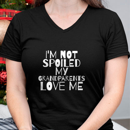 Best Grandma Shirt, Proud Grandma Unisex T-Shirt/Hoodie/Sweatshirt HLT00 - Im Not Spoiled My Grandparents Love Me child mamaw T Shirt T-Shirt