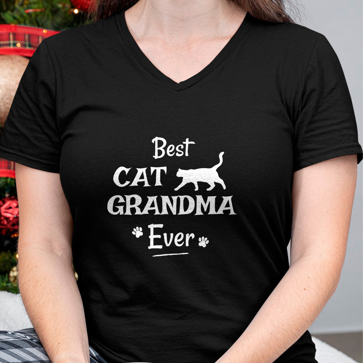 Best Grandma Shirt, Proud Grandma Unisex T-Shirt/Hoodie/Sweatshirt HLT00 - Best Cat Grandma Ever T Shirt Novelty Gift From Cat Shirt T-Shirt