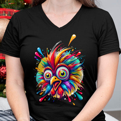 Best Farmer Life Shirt, Funny Farmer UnisexT-Shirt/Hoodie/Sweatshirt HLT00 -Colorful Crazy Chicken Farmer T-Shirt