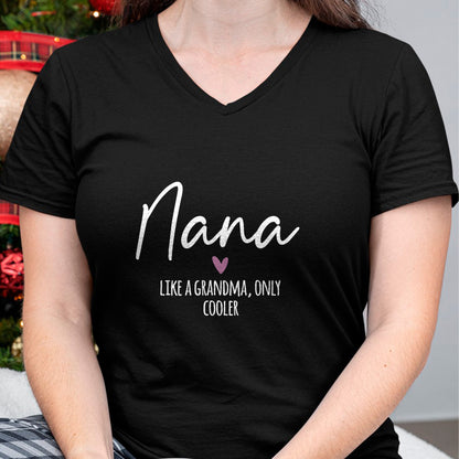 Best Grandma Shirt, Proud Grandma Unisex T-Shirt/Hoodie/Sweatshirt HLT00 - Nana Like A Grandma Only Cooler Heart Mother's Day Nana T-Shirt