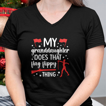 Best Grandma Shirt, Proud Grandma Unisex T-Shirt/Hoodie/Sweatshirt HLT00 - My Granddaughter Color Guard Grandma Of A Color Guard Member T-Shirt