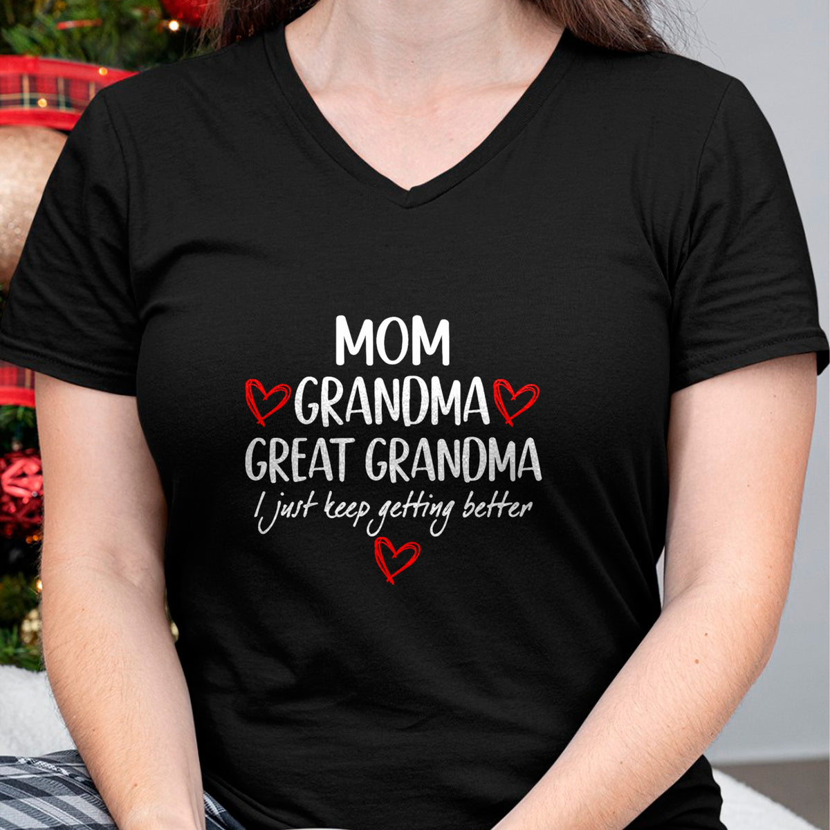 Best Grandma Shirt, Proud Grandma Unisex T-Shirt/Hoodie/Sweatshirt HLT00 - Gifts for Grandma from Grandkids Mom Grandma Great Grandma T-Shirt