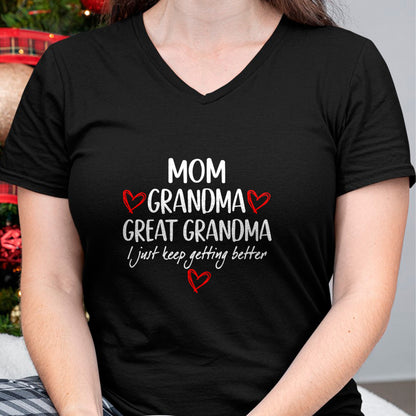 Best Grandma Shirt, Proud Grandma Unisex T-Shirt/Hoodie/Sweatshirt HLT00 - Gifts for Grandma from Grandkids Mom Grandma Great Grandma T-Shirt (1)