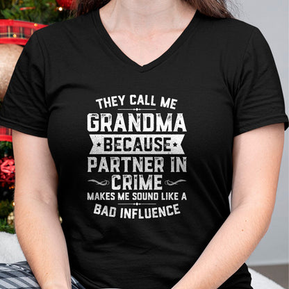 Best Grandma Shirt, Proud Grandma Unisex T-Shirt/Hoodie/Sweatshirt HLT00 - Grandma Gifts They Call Me Grandma Because Partner In Crime T-Shirt