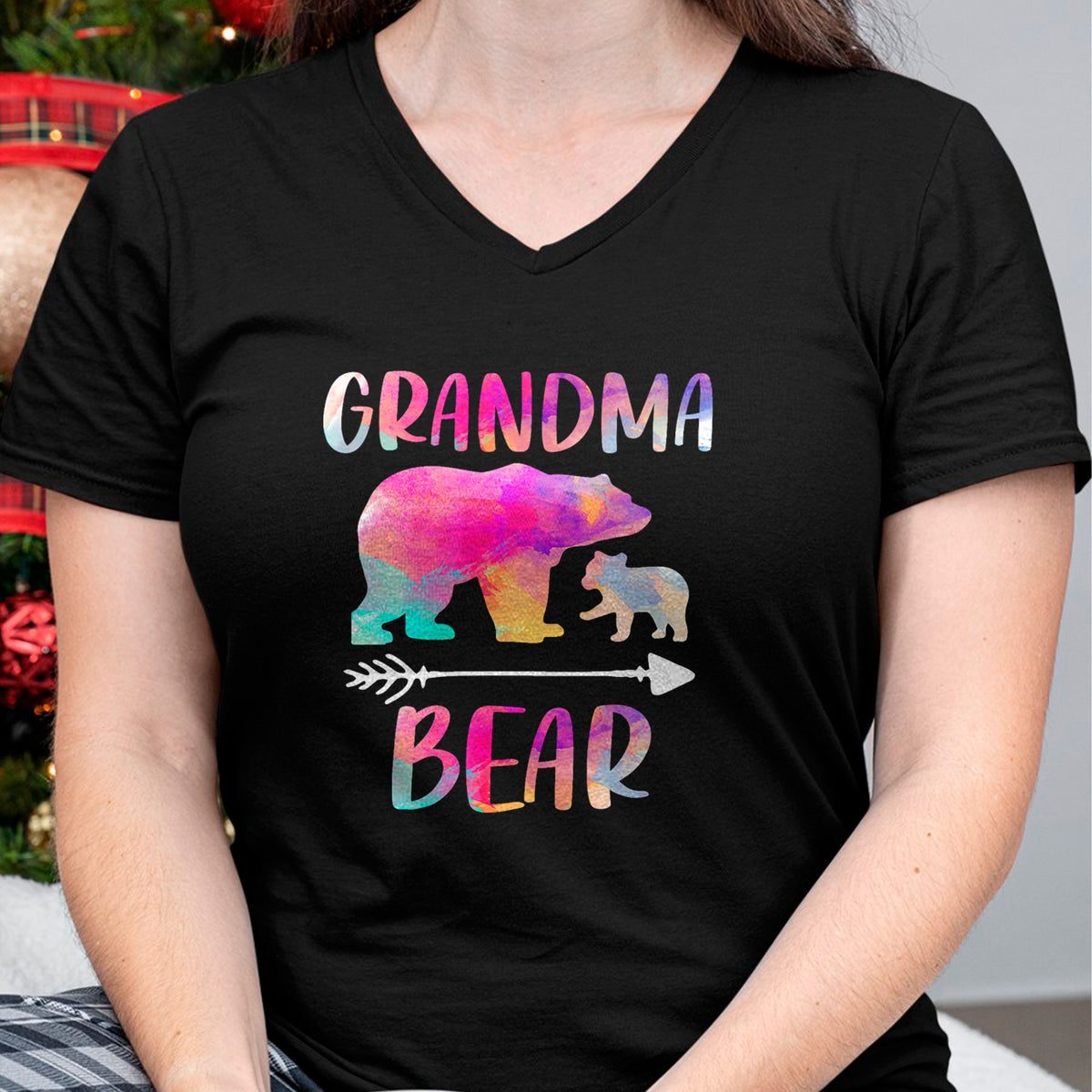Best Grandma Shirt, Proud Grandma Unisex T-Shirt/Hoodie/Sweatshirt HLT00 - Bear Matching Family Outfits, Funny Grandma Bear T-Shirt