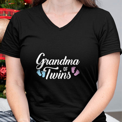 Best Grandma Shirt, Proud Grandma Unisex T-Shirt/Hoodie/Sweatshirt HLT00 - Grandma of twins T-Shirt