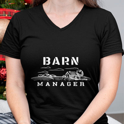 Best Farmer Life Shirt, Funny Farmer UnisexT-Shirt/Hoodie/Sweatshirt HLT00 - Barn Manager T-Shirt