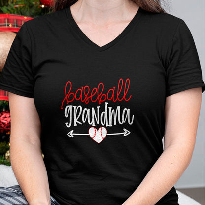 Best Grandma Shirt, Proud Grandma Unisex T-Shirt/Hoodie/Sweatshirt HLT00 - Baseball Grandma Shirt from Grandson Arrow Cute Heart Game T-Shirt